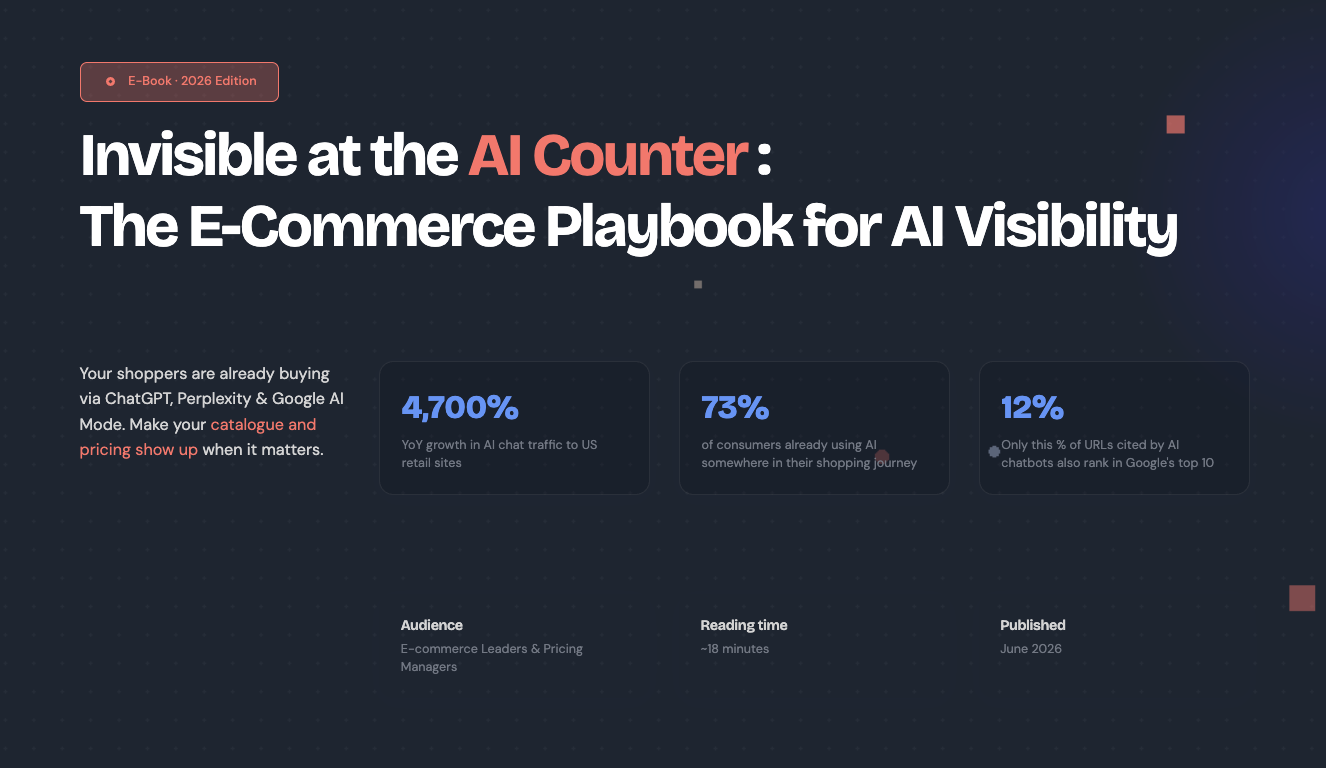 Invisible at the AI Counter: The E-Commerce Playbook for AI Visibility ...